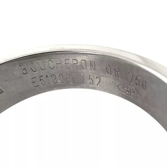 Boucheron Ring US 6 EU52 K18 white gold Deshne - Picture 8 of 9